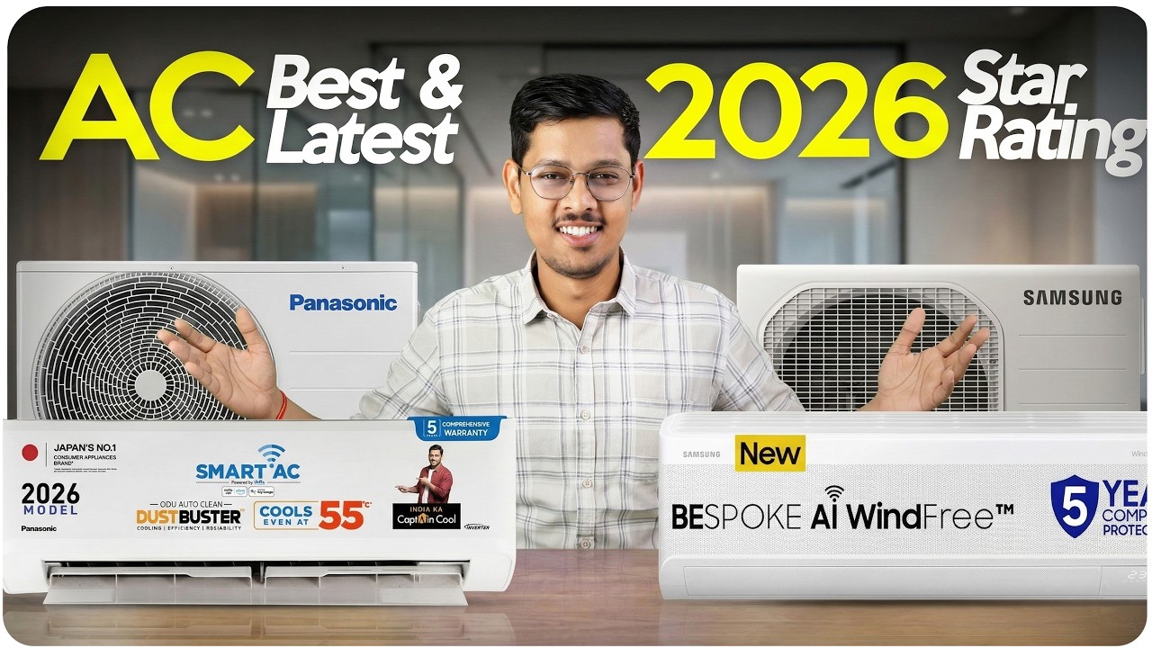 New 2026 AC Saving 🤑 Samsung vs Panasonic vs Blue Star AC 🥶 Top 1.5 ton AC in India 2026