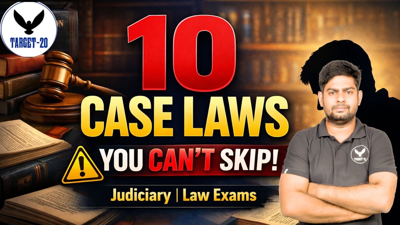 Landmark Case Laws You Cannot Skip | Important Supreme Court Judgments