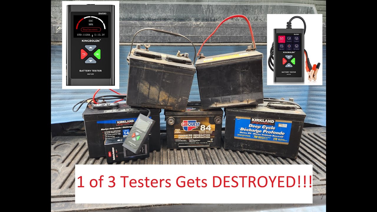 Kingbolen BM 580 Battery Tester Comparison 3 Go In & Only 2 Come Out