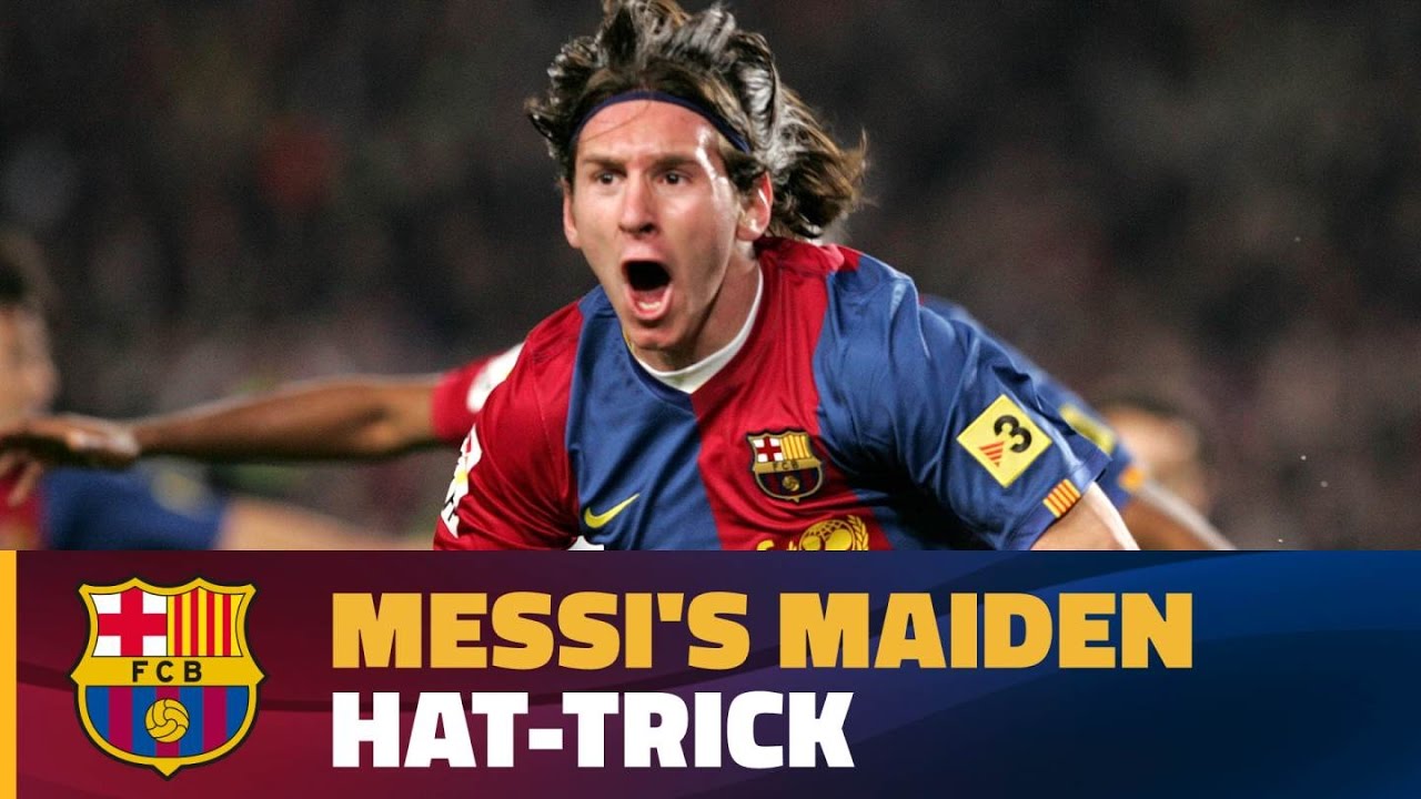 The first of many: Messi&rsquo;s debut hat-trick for FC Barcelona