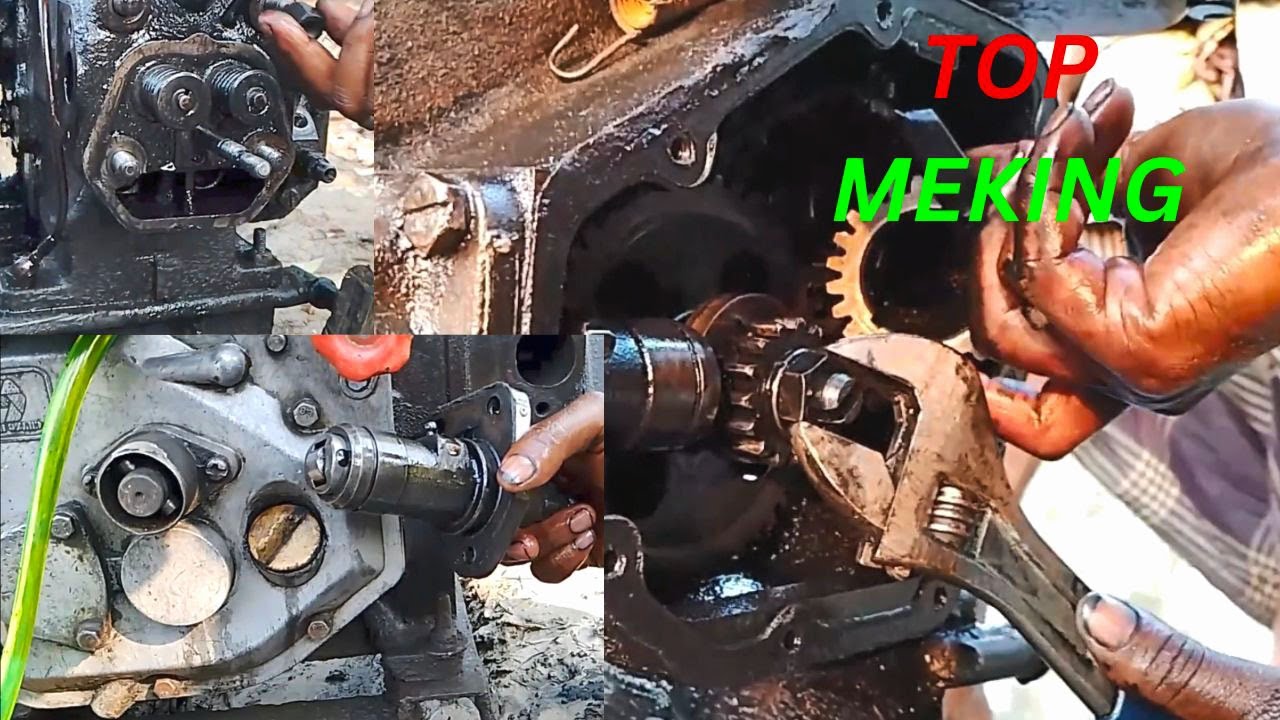 How to 170 diesel Engine repair//CH175A DIESEL ENGINE LOGEN PILANGER SETTING..