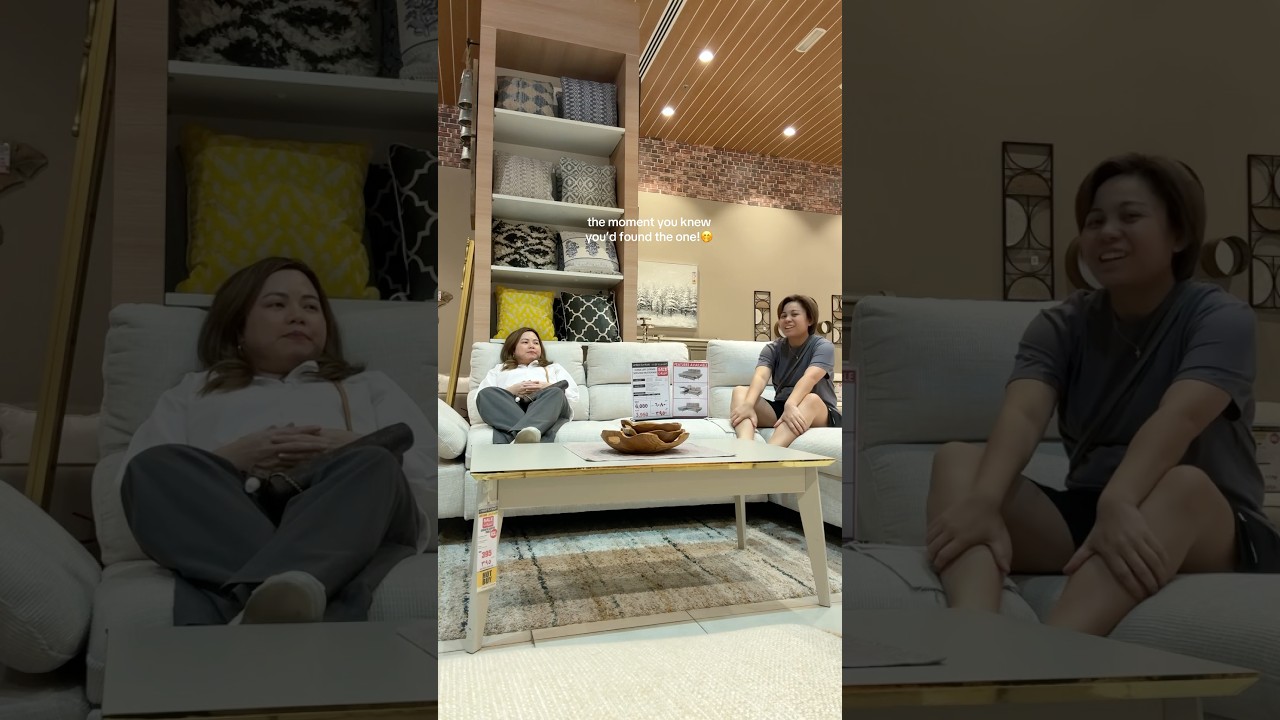 Sofa bed hunting is over!🛋️🫣 #dubaihome #dubailiving #dubailife #dubaiexpats #dubaiofw