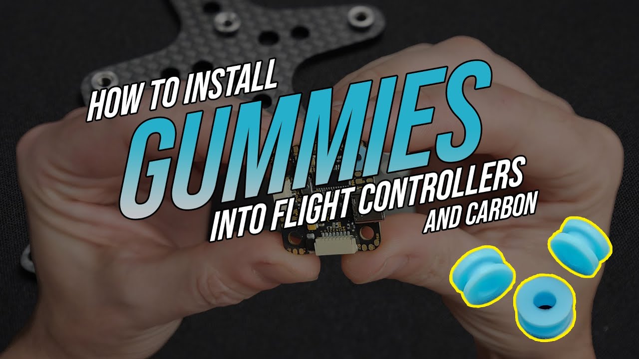 How to install Silicone Gummies into Flight controllers and Carbon - EASY METHOD