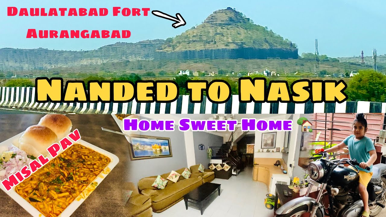 RoadTrip Nanded to Nasik via Aurangabad | Excited to visit my HOME in Nasik | 5000km RoadTrip day 12