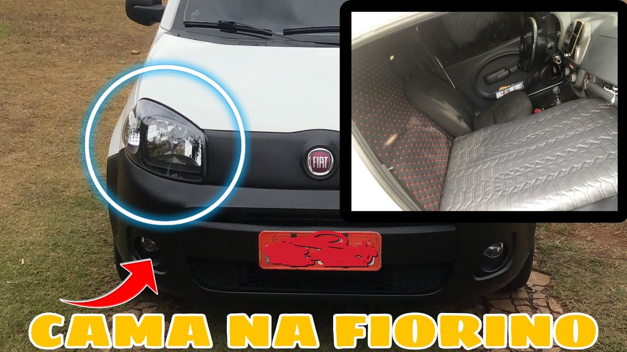 COMO FAZER CAMA PARA FIORINO + {MONTANDO A INTERNA E FAROL MASCARA NEGRA}