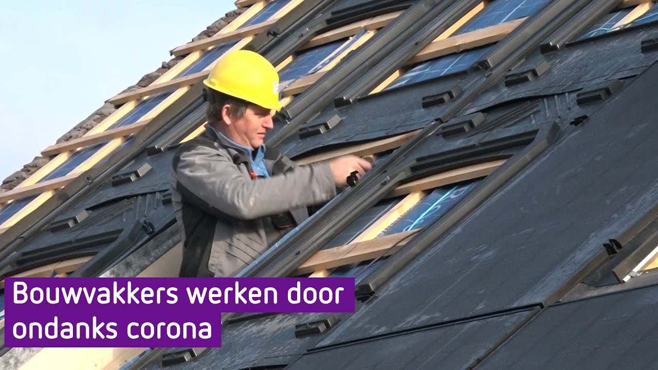 Bouwvakkers werken door ondanks corona, maar samen schaften is er even niet meer bij