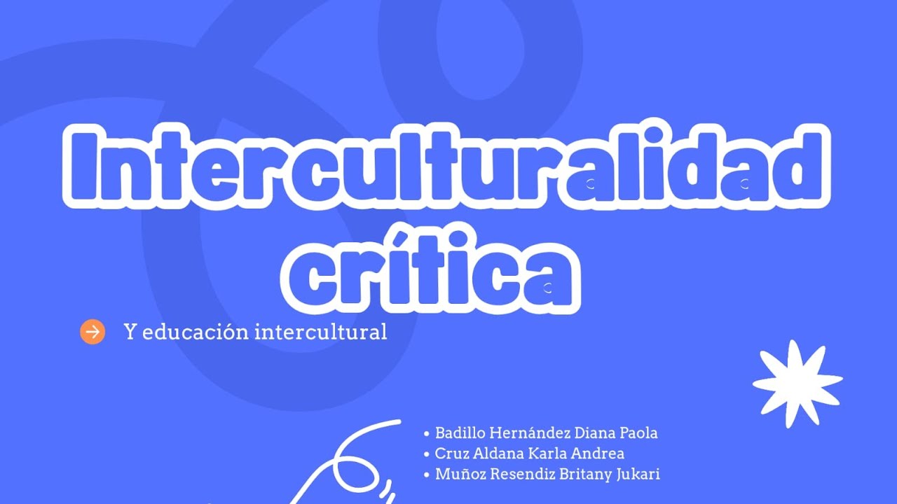 Interculturalidad crítica 