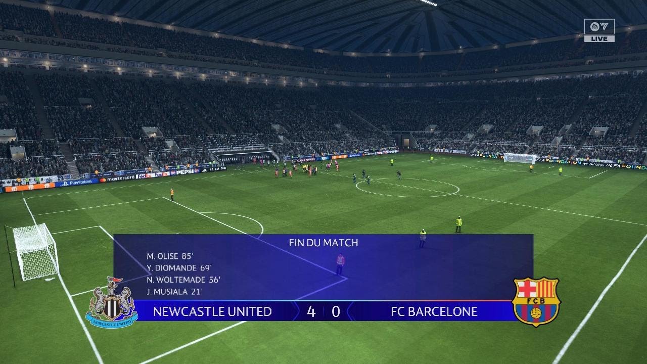 FC26 / UCL / NEWCASTEL UNITED VS FC BARCELONE