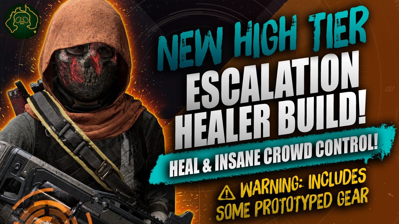 NEW HIGH TIER ESCALATION HEALER?!😮HEALS & INSANE CROWD CONTROL! Makes FARMING EASY! Division 2