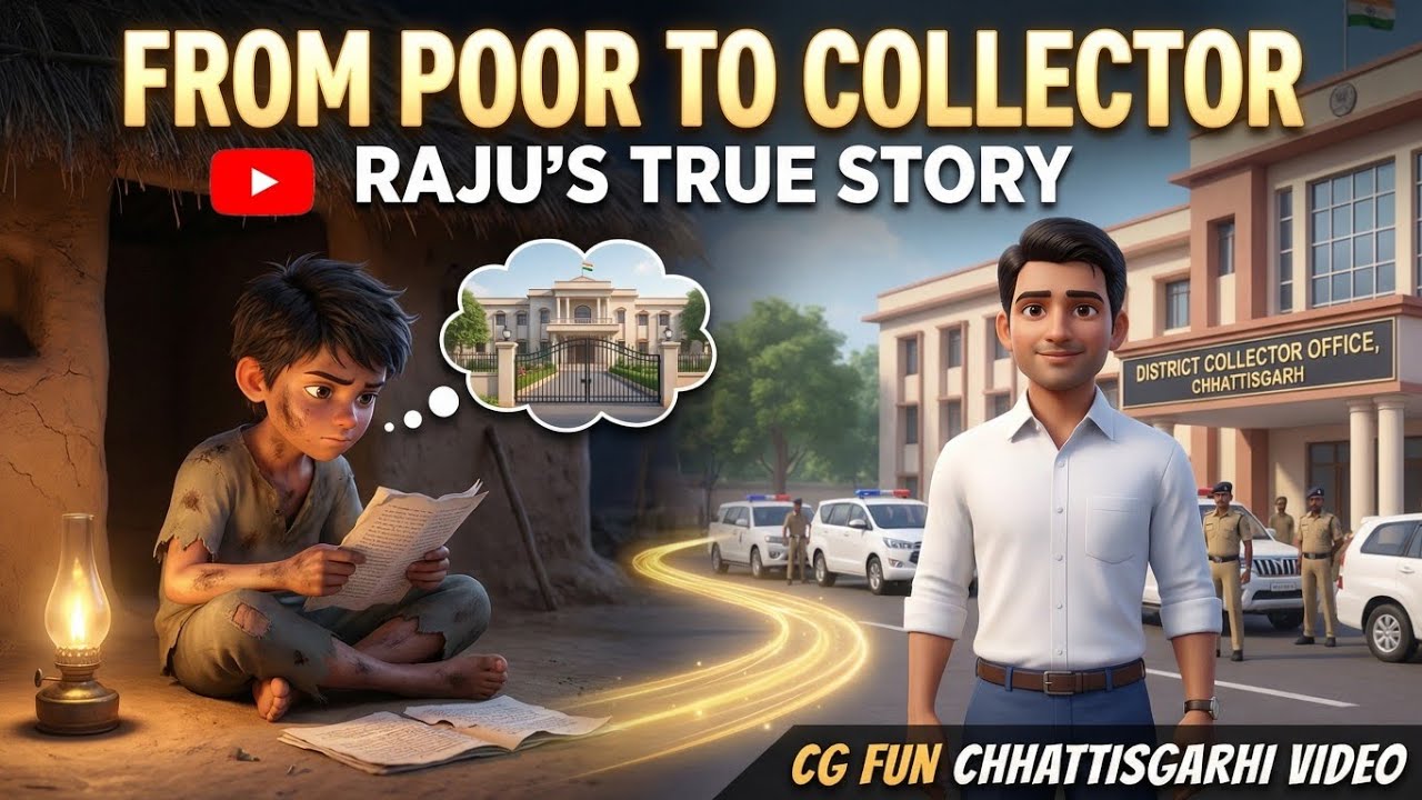  गरीब से कलेक्टर तक | दिल छू लेने वाली कहानी | CG Fun Chhattisgarhi Kahani | Motivational Story 