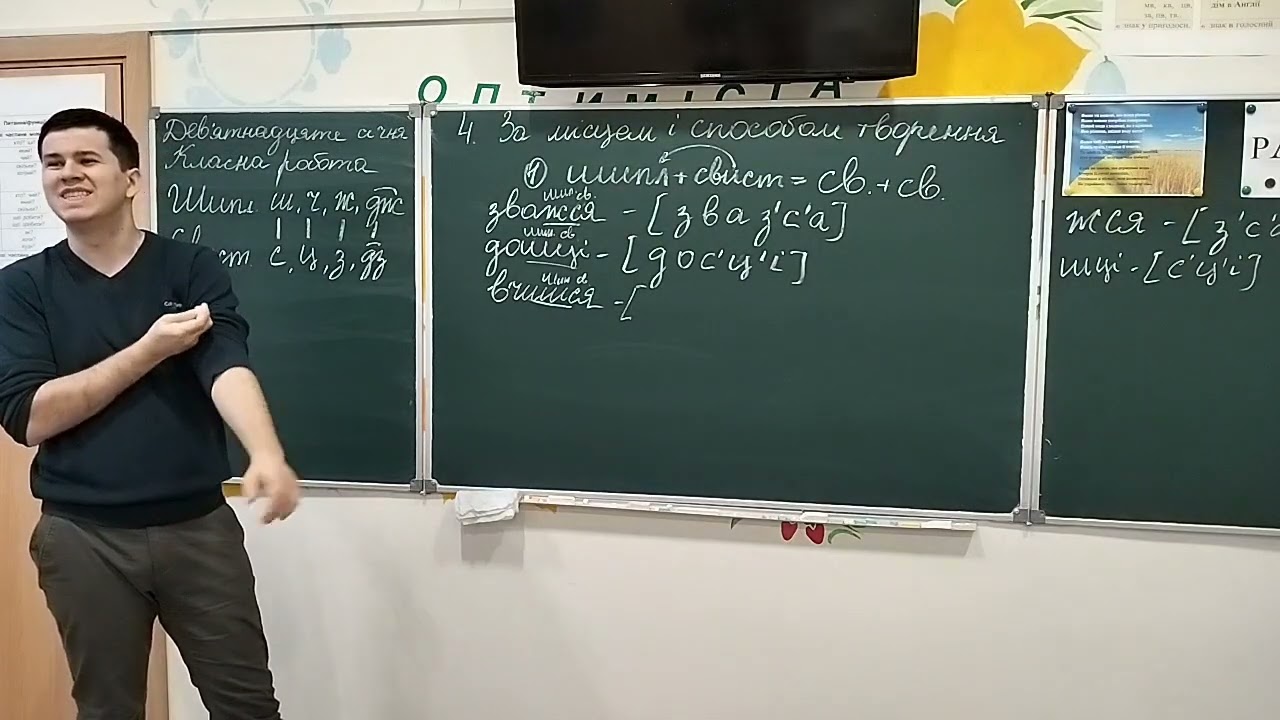 5 клас. Уподібнення (асиміляція) за місцем і способом творення
