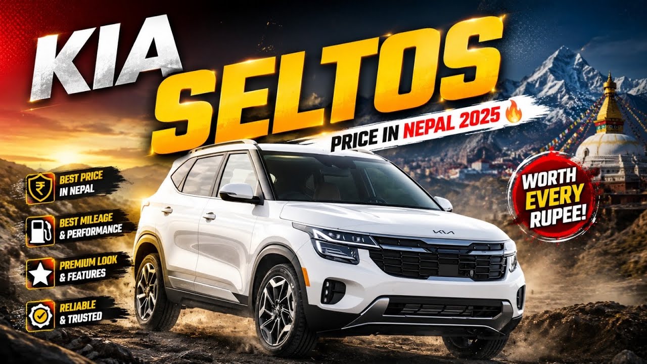New Kia Seltos Car Price in Nepal 2025 🇳🇵|| Top Model - Most Detailed Walkaround Video || Hamro Bike