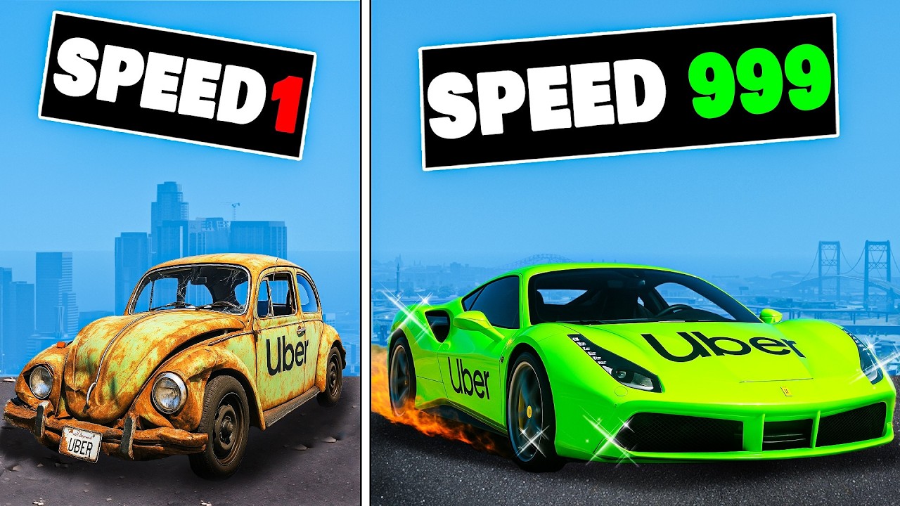 Upgrading from Slowest to Fastest Uber Car in GTA 5