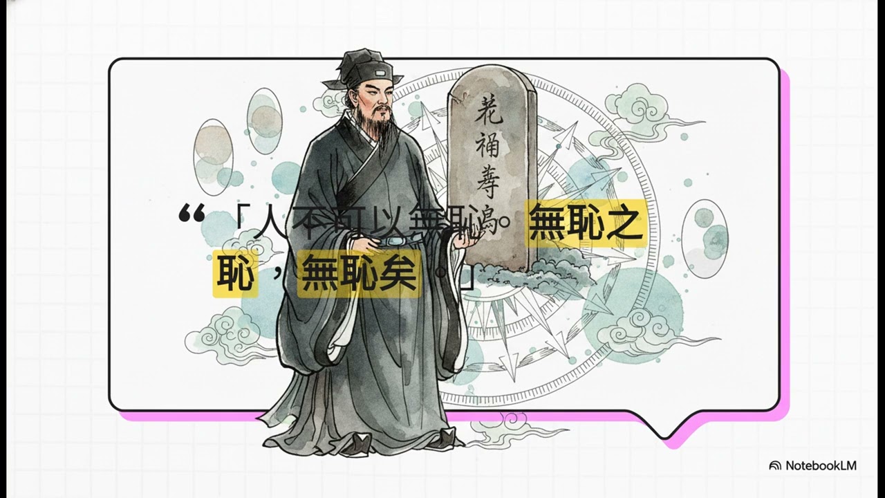 顧炎武〈廉恥〉核心思想解析｜恥感與品格的極致力量