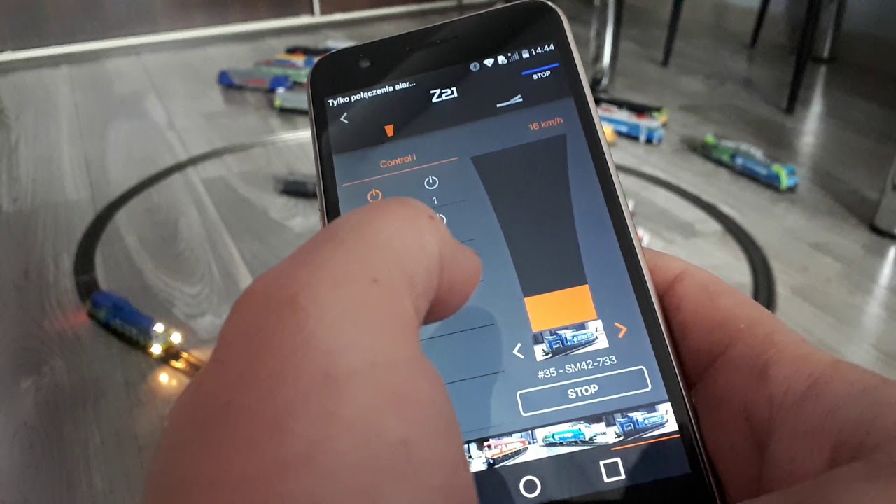 Dodajemy lokomotywe przez aplikacje Z21 na androida