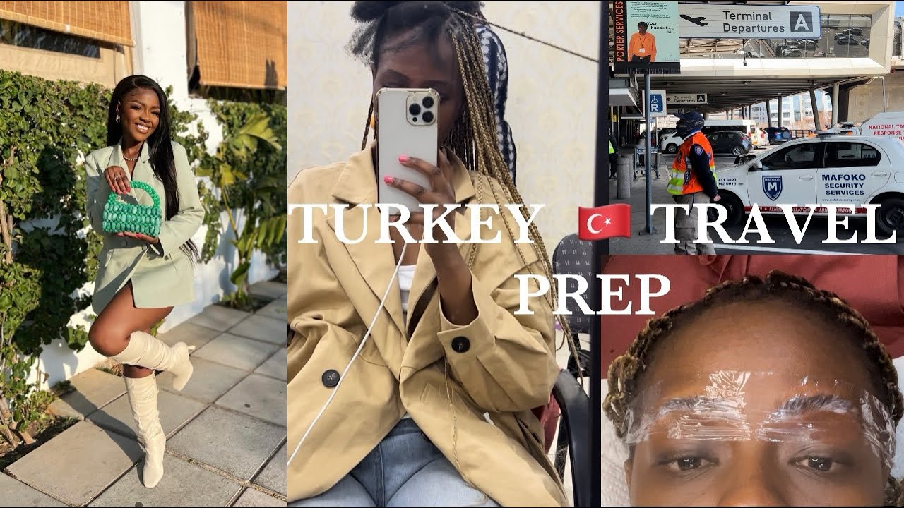 TURKEY 🇹🇷 TRAVEL PREP VLOG • SOLO DATE • GETTING BRAIDS • LASHES • BROW LAMINATING ISTANBUL TURKEY