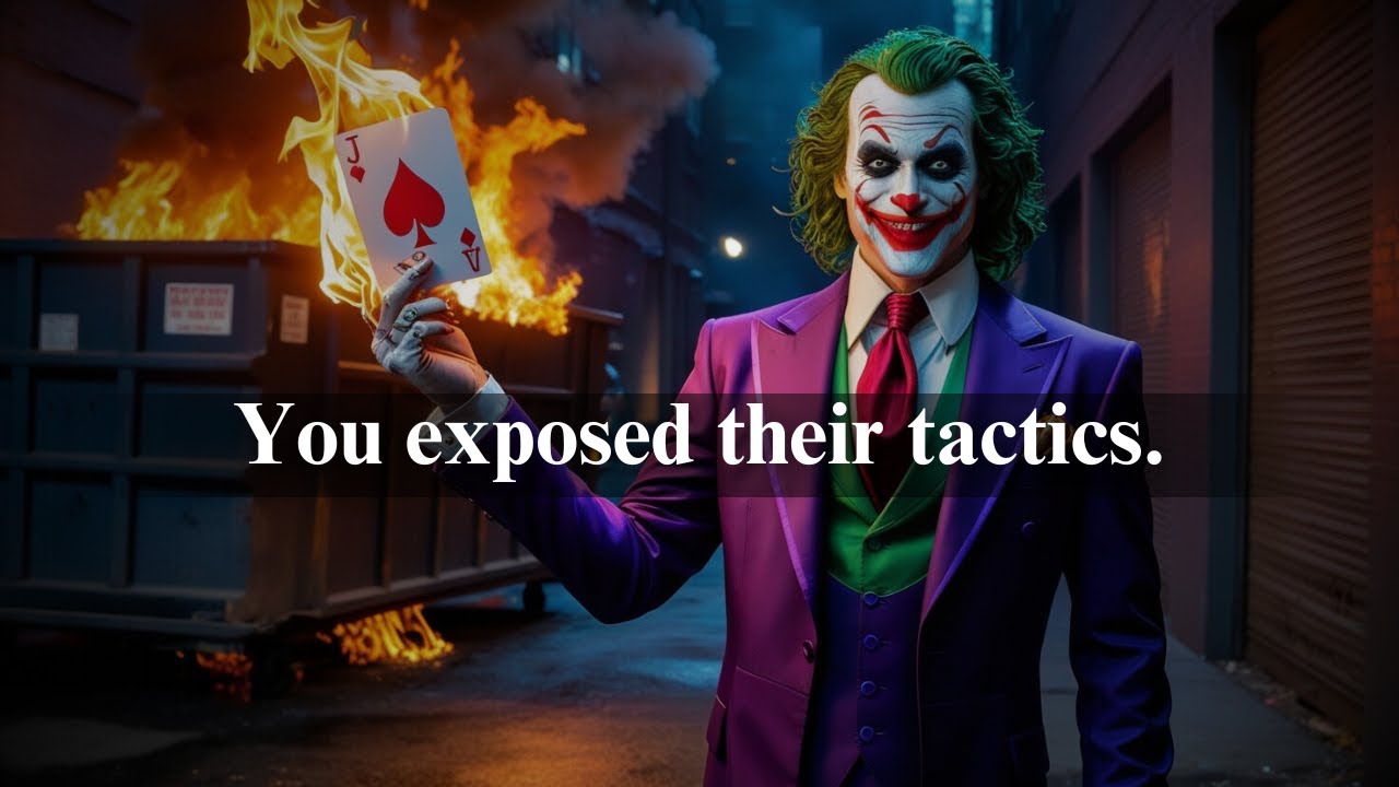 You Exposed Their Tactics, Now They’re Lost! - Joker Motivation (Powerful)