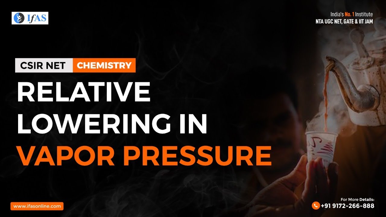 What is Relative Lowering of Vapour Pressure in Hindi | Concept For Tea☕Lover