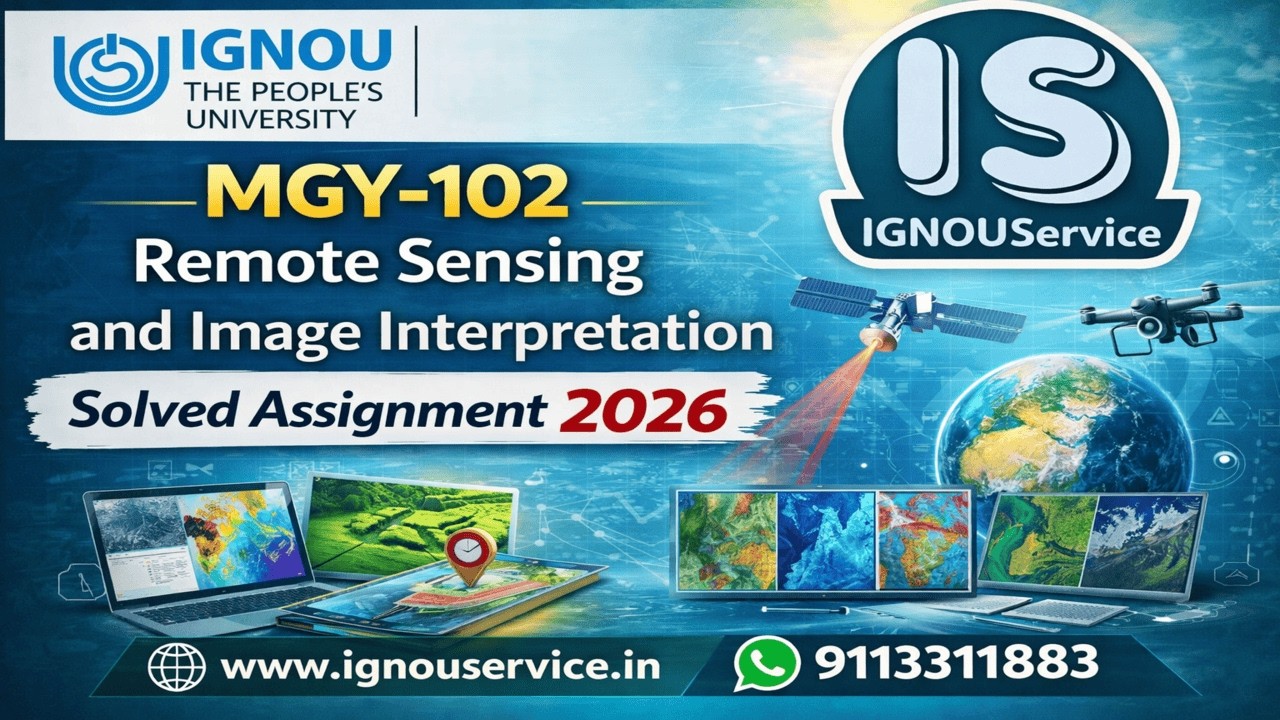 IGNOU MGY-102 Solved Assignment 2026 For January 2026 & July 2026 Sessions