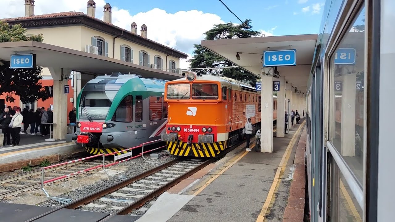 FERROVIA BRESCIA-EDOLO: VIAGGIO A BORDO DELLE ALn 668 DA BRESCIA A MARONE!