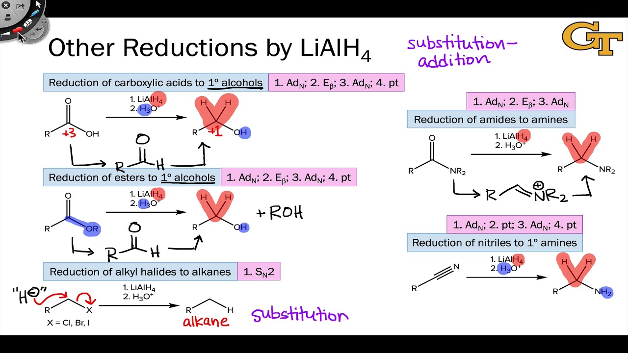 07.05 Other Reductions by Lithium Aluminum Hydride