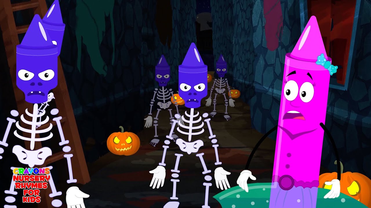 There's A Scary Pumpkin Halloween Song for Kids by Crayons