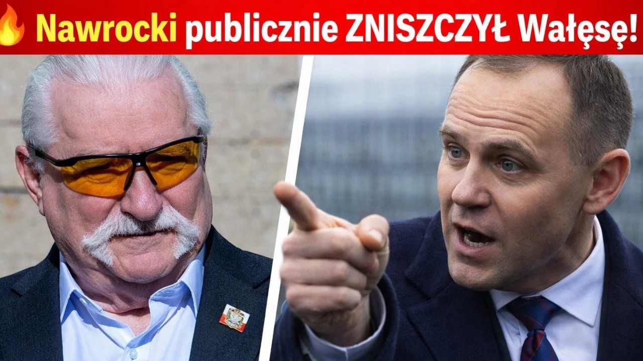 Nawrocki MIAŻDŻY Wałęsę na oczach Polski! Te słowa wywołały prawdziwy SZOK! 😱