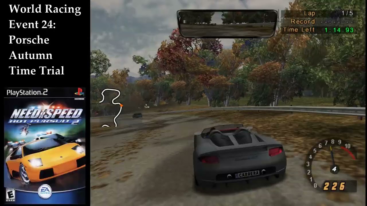 Need for Speed Hot Pursuit 2 (PS2) - World Racing - Event #24 - Porsche Autumn Time Trial