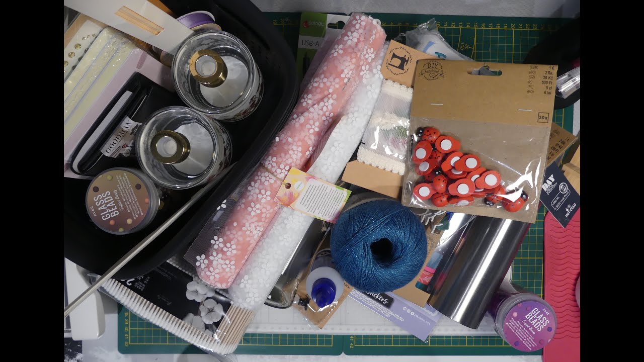 #ACTION Tedi Haul  #Tüll so Mega und eine Schachtel mit Tüll und Notizbuch gestaltet