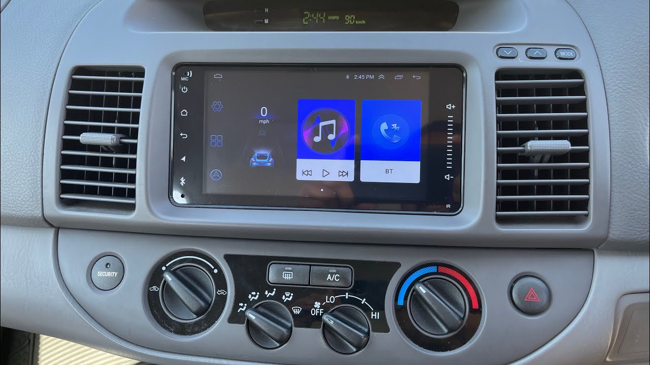 Toyota Camry 2005 head unit installation
