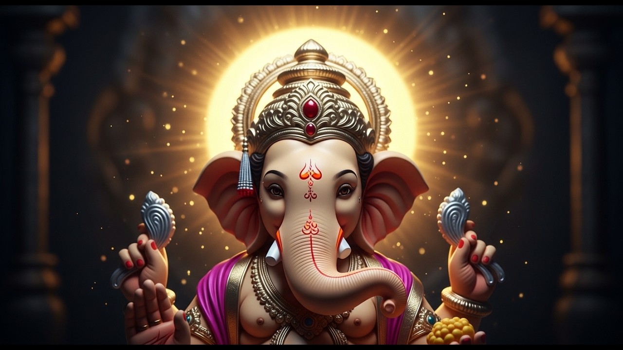 गणेश चालीसा | Ganesh Chalisa Full Bhajan | विघ्नहर्ता गणपति मन्त्र | आराध्य नाद स्टुडियो #ganesh 