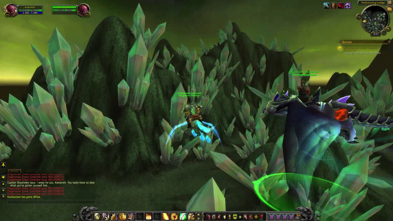 WoW quest #4004 Dragonmaw Race: Captain Skyshatter