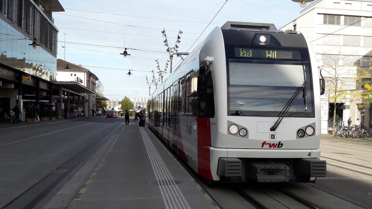 Mit Fahrt mit der fwb Frauenfelder wiler Bahn
