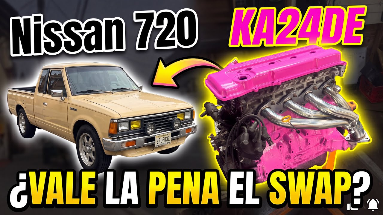 Manejando mi Nissan 720 con motor KA24DE  | vale la pena hacer el swap?