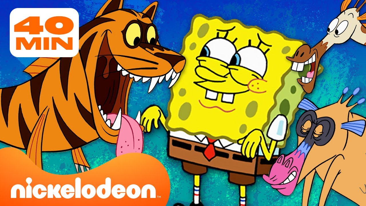 SpongeBob | Tutte le creature di SpongeBob! | Compilation di 40 minuti | Nickelodeon Italia