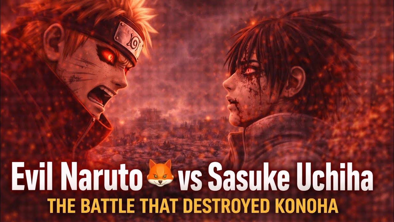 Evil Naruto 🦊 vs Sasuke Uchiha – The Battle That Destroyed Konoha🔥|| Part :- 10