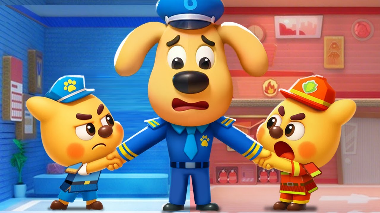 Dunia Kardus | Belajar Profesi | Animasi Seru | Kartun Anak-anak | Kepala Polisi Labrador