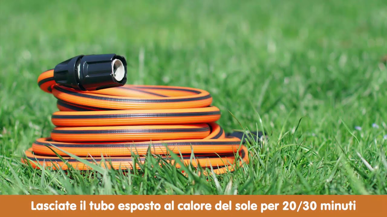 Come funziona il tubo estendibile per innaffiare il giardino