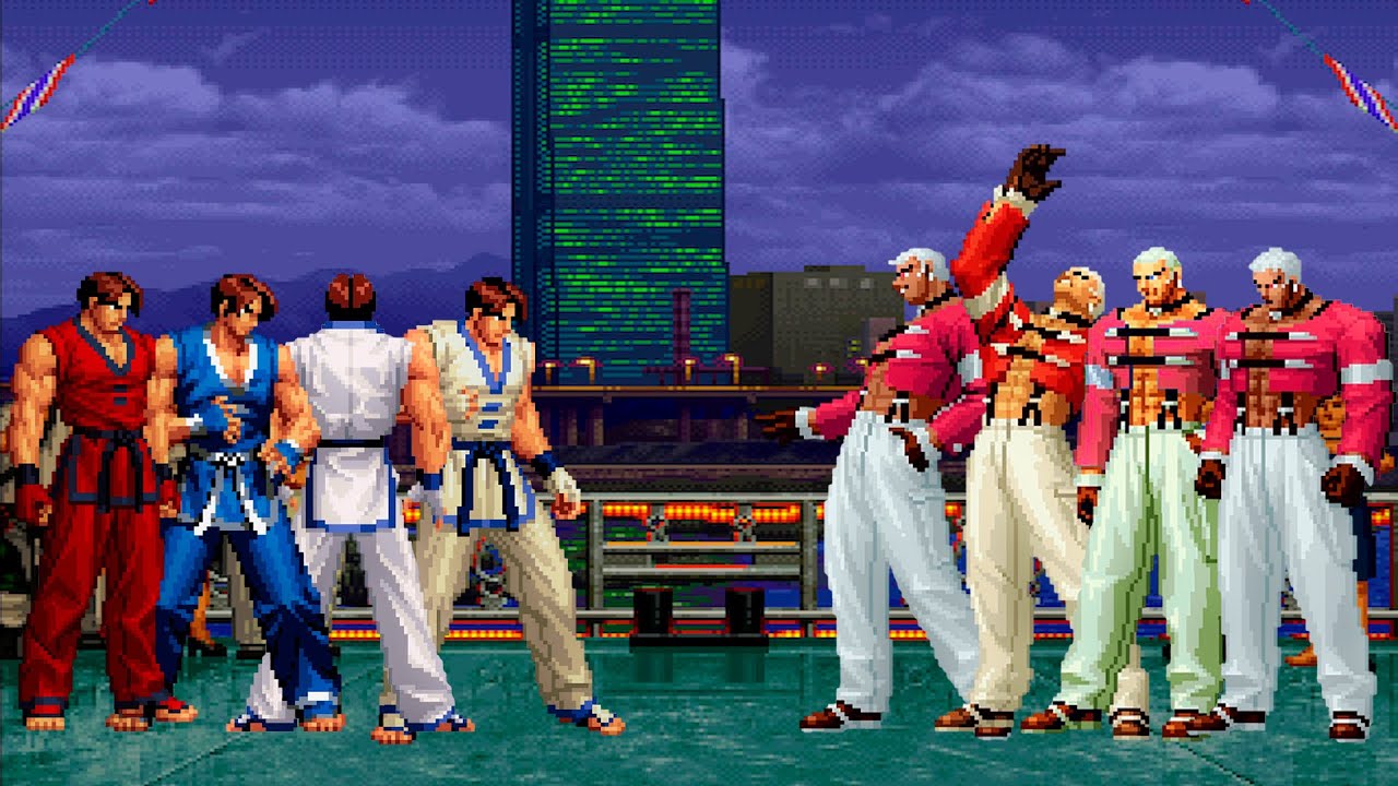[KOF Mugen] Kim Kaphwan Team vs Yashiro Team