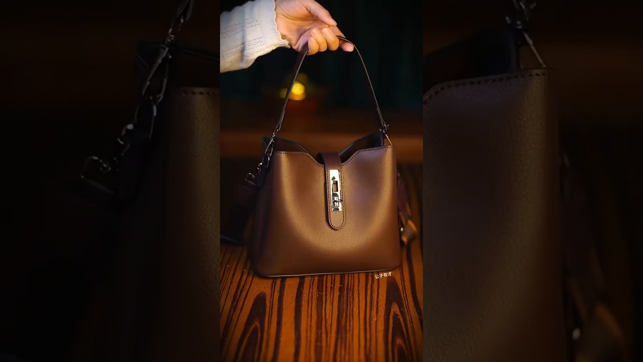 Elegant women highend bucket bag most trending beautiful design " 