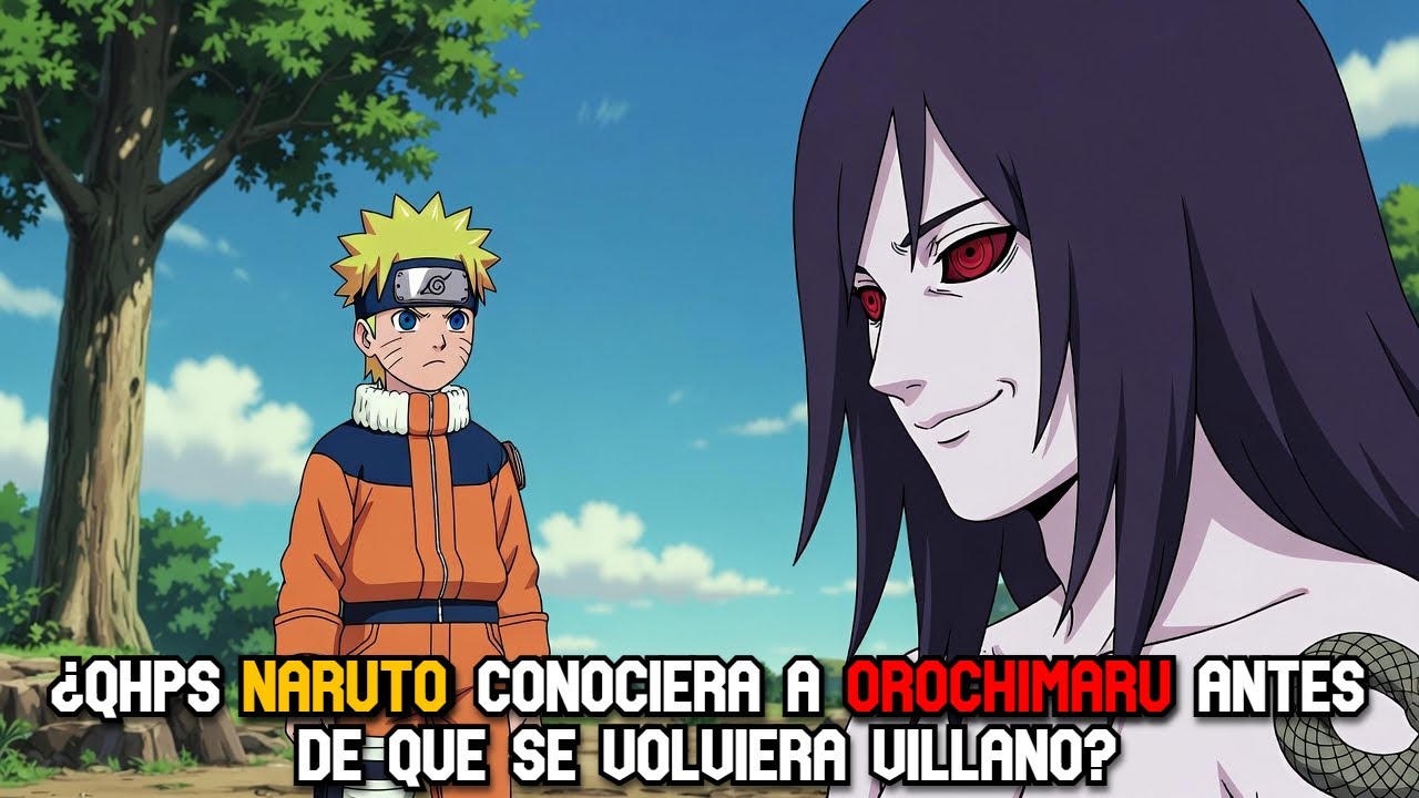 ¿QHPS Naruto conociera a Orochimaru antes de que se volviera villano?