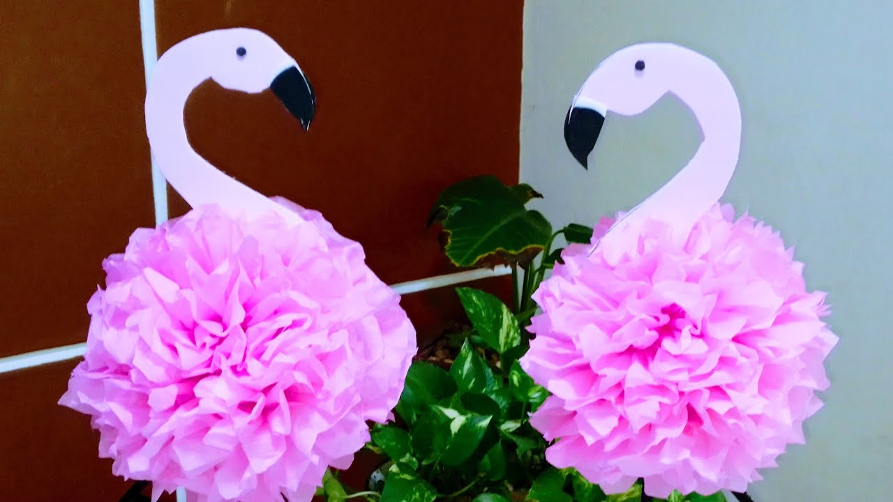 Cómo hacer un flamingo de papel!🦩🦩