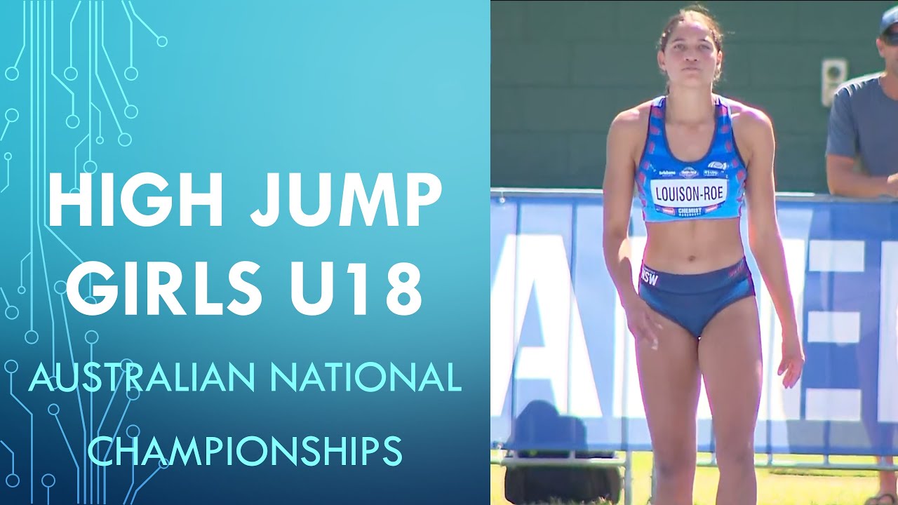 High Jump Girls U18. Australian National Championships. Highlights