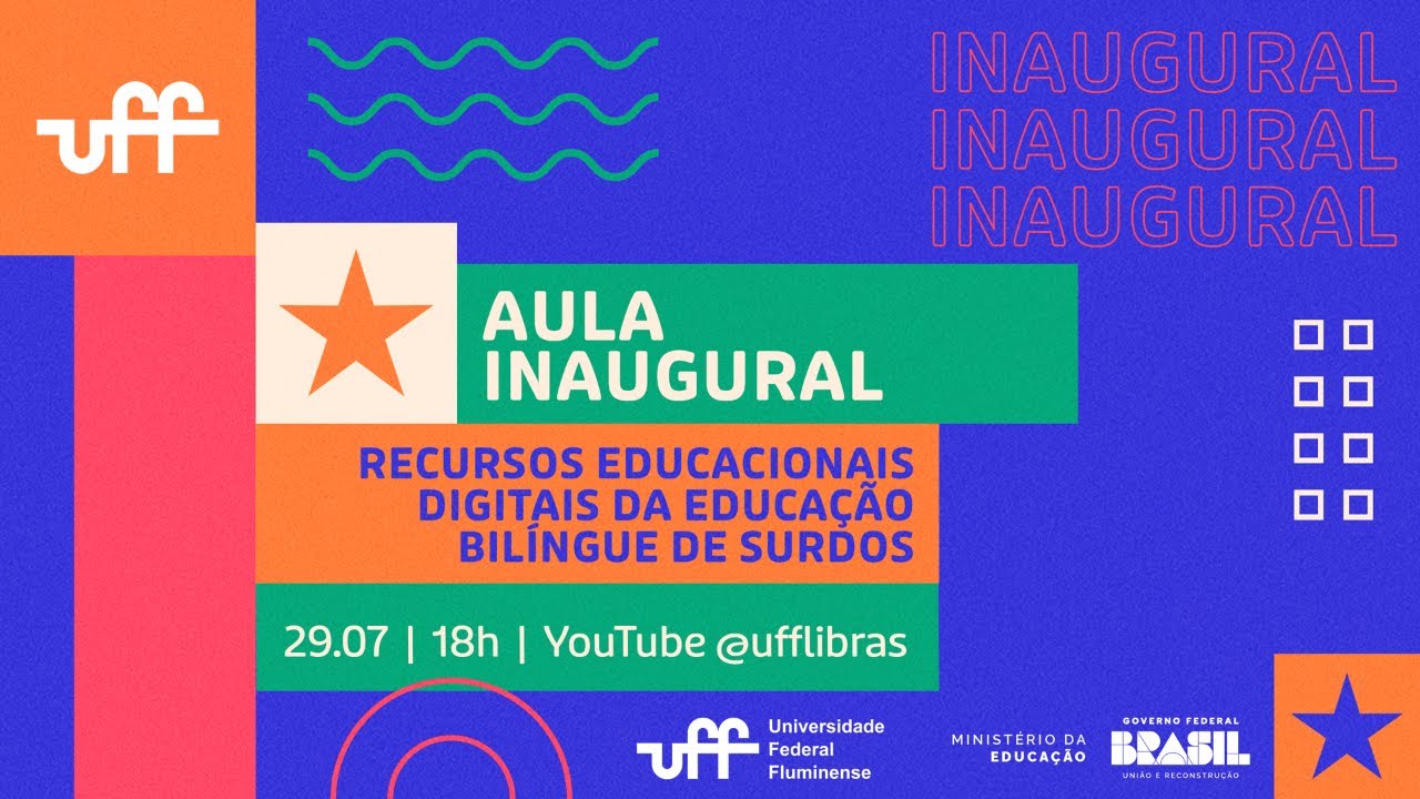 Aula Inaugural do Curso de Recursos Educacionais Digitais da Educação de Surdos
