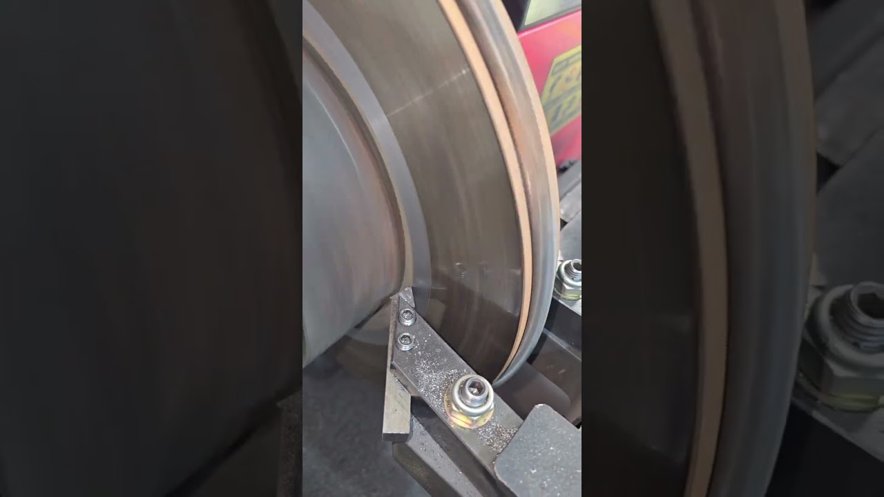 Land cruiser brake rotor resurfacing