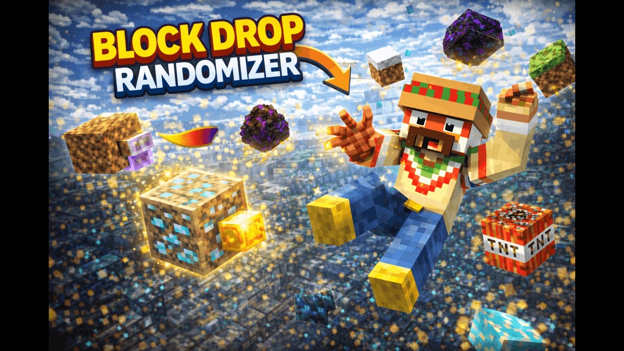 Minecraft, aber jeder Block droppt RANDOM Loot…