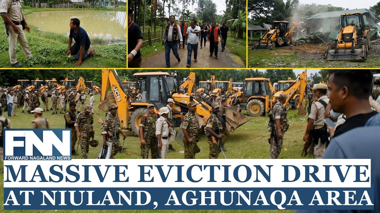 WESTERN SÜMI APEX ORGANIZATIONS OBSERVE THE EVICTION DRIVE AT THE AFFECTED VILLAGES IN AGHUNAQA AREA