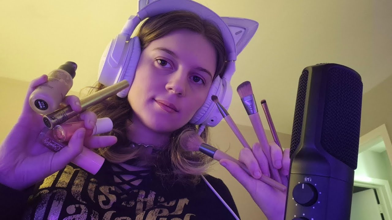 ASMR personal attention doing your makeup!!! 