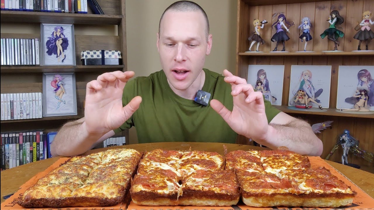 Little Caesars Extra Cheesy Mukbang