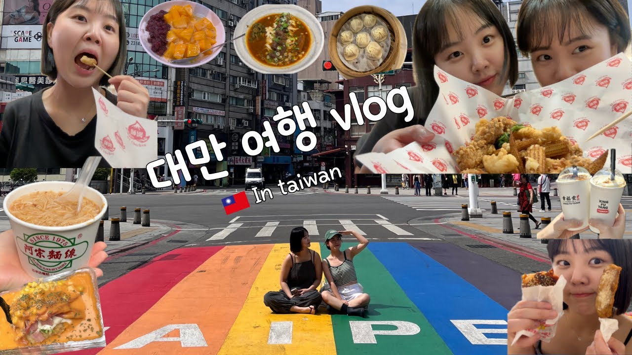 [vlog] 🇹🇼 퇴사하고 떠난 3박4일 대만여행 | 끝도 없는 먹방🍜 | 타이베이 맛집 추천🧋 | 스펀,허우통,지우펀 택시투어 | 까르푸 쇼핑 | 대만편의점간식 | 장소 공유